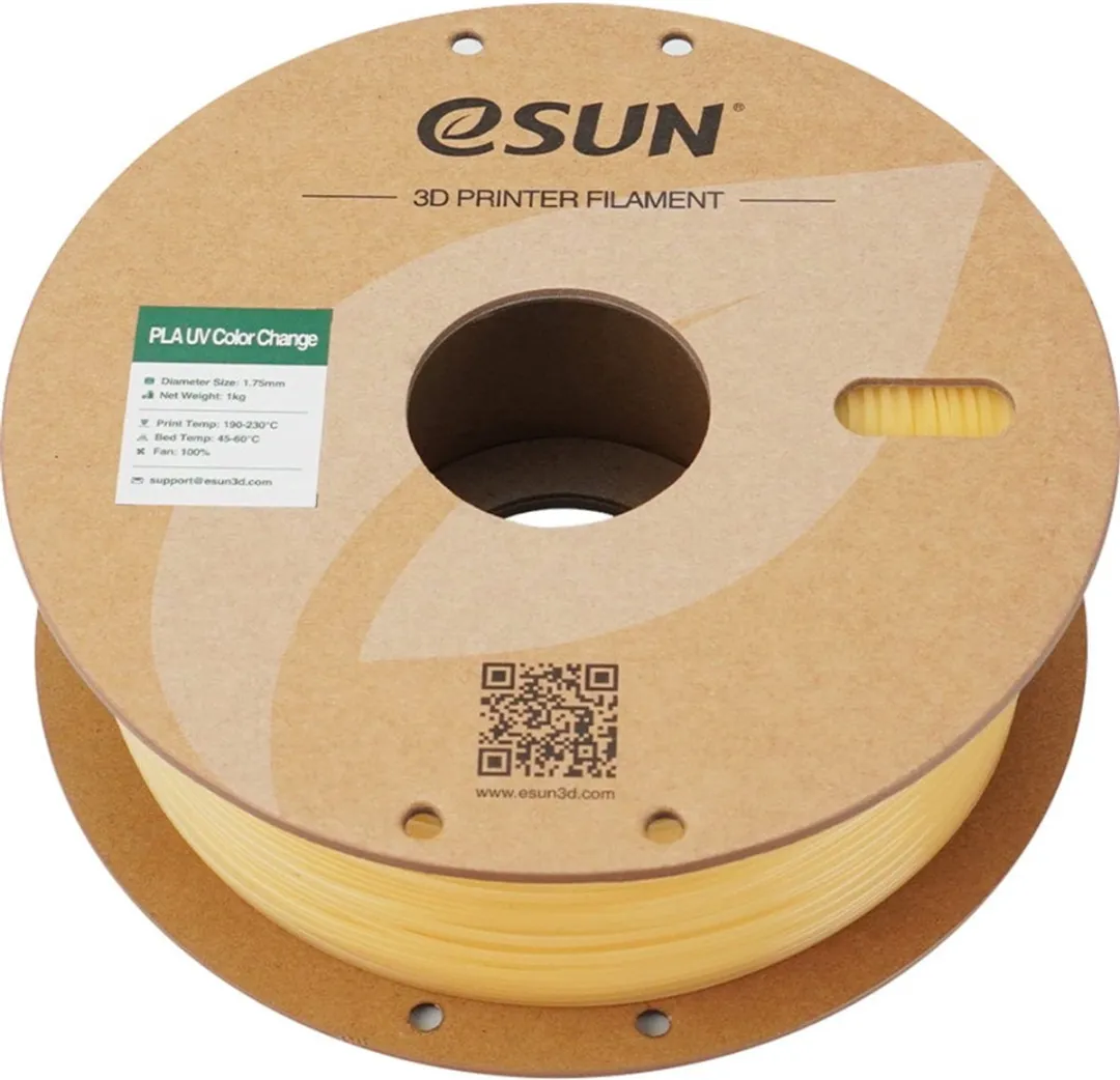 ESUN PLA-UV Color Change Geel 1.75mm - 1 kg