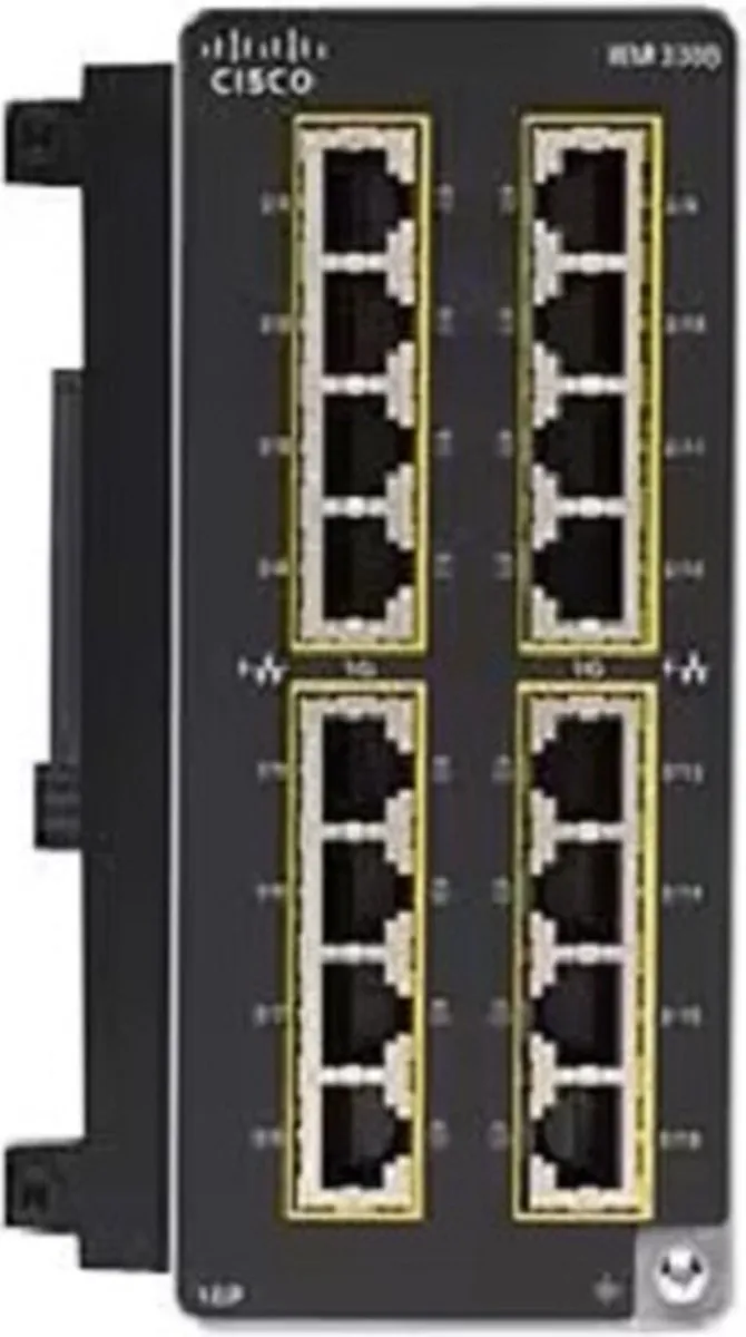 Cisco Catalyst IE3300 IEM-3300-16P= Managed Switch