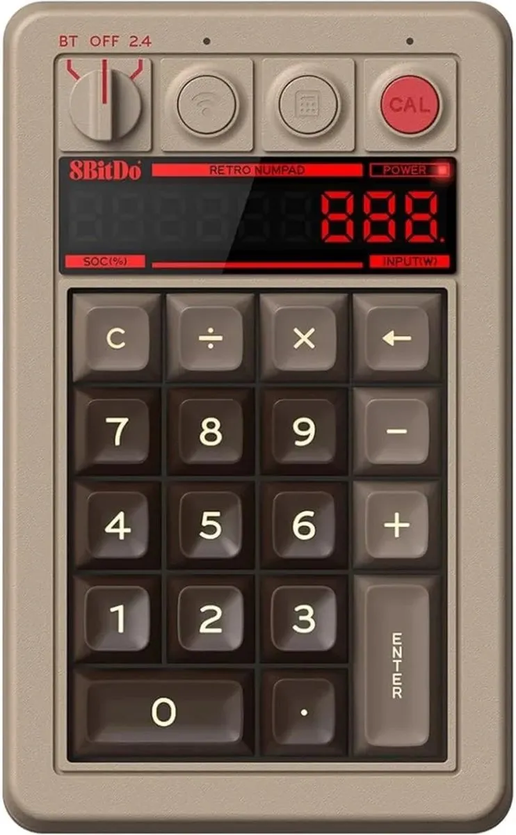 8BitDo Retro Mechanical Wireless Numpad C64 Edition
