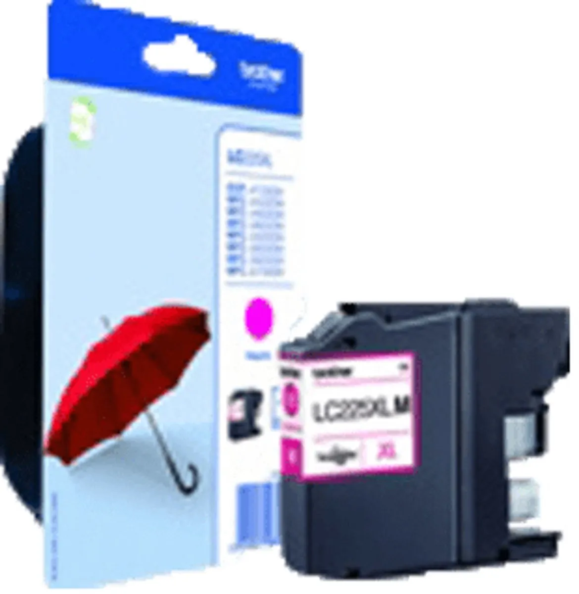 Brother LC225XLM Magenta Inktcartridge - 1200 pagina's