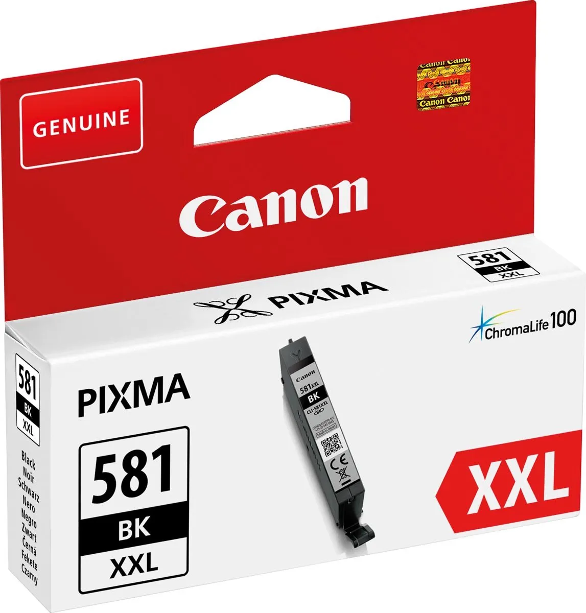 Canon CLI-581BK XXL Inktcartridge - 117ml - Zwart