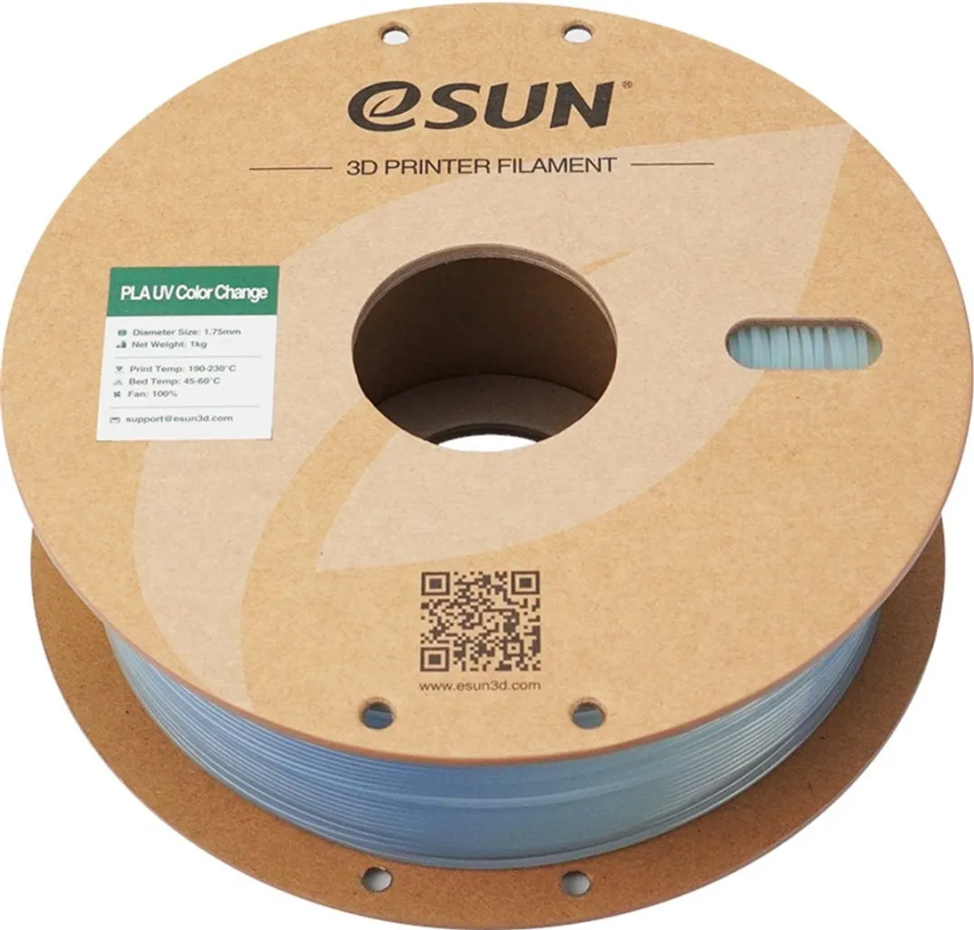 ESUN PLA-UV Color Change Blauw 1.75mm - 1kg