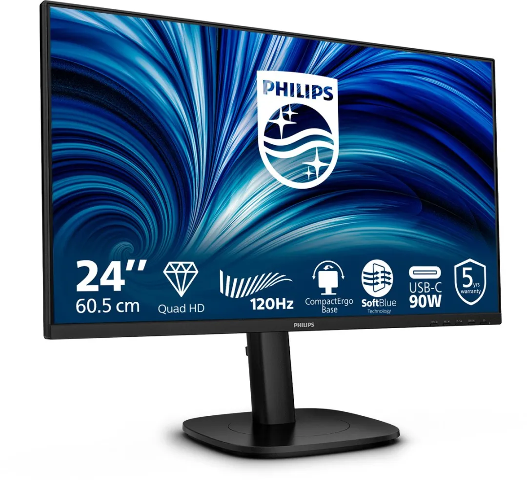 Philips 24B2U3601 Monitor 23.8" QHD - Zwart - afbeelding 6 van 6