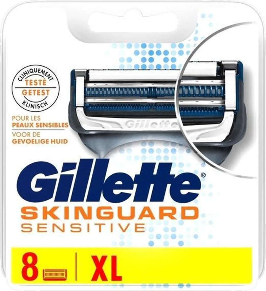 Gillette Skinguard Sensitive Scheermesjes 2-delig - 8 Stuks - afbeelding 5 van 5