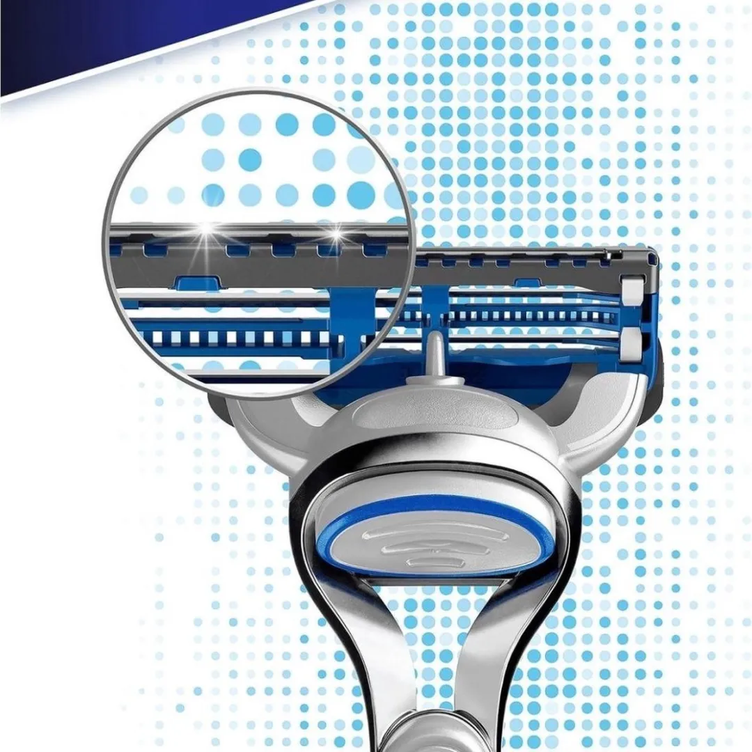 Gillette Skinguard Sensitive Scheermesjes 2-delig - 8 Stuks - afbeelding 4 van 5
