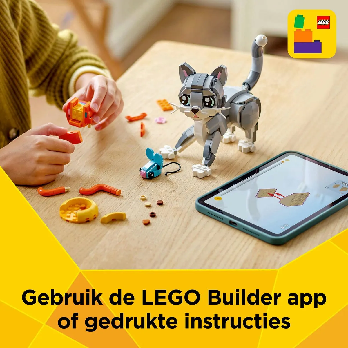 LEGO Creator 3in1 Speelse Kat 31163 - 407 Stukken - Meerkleurig