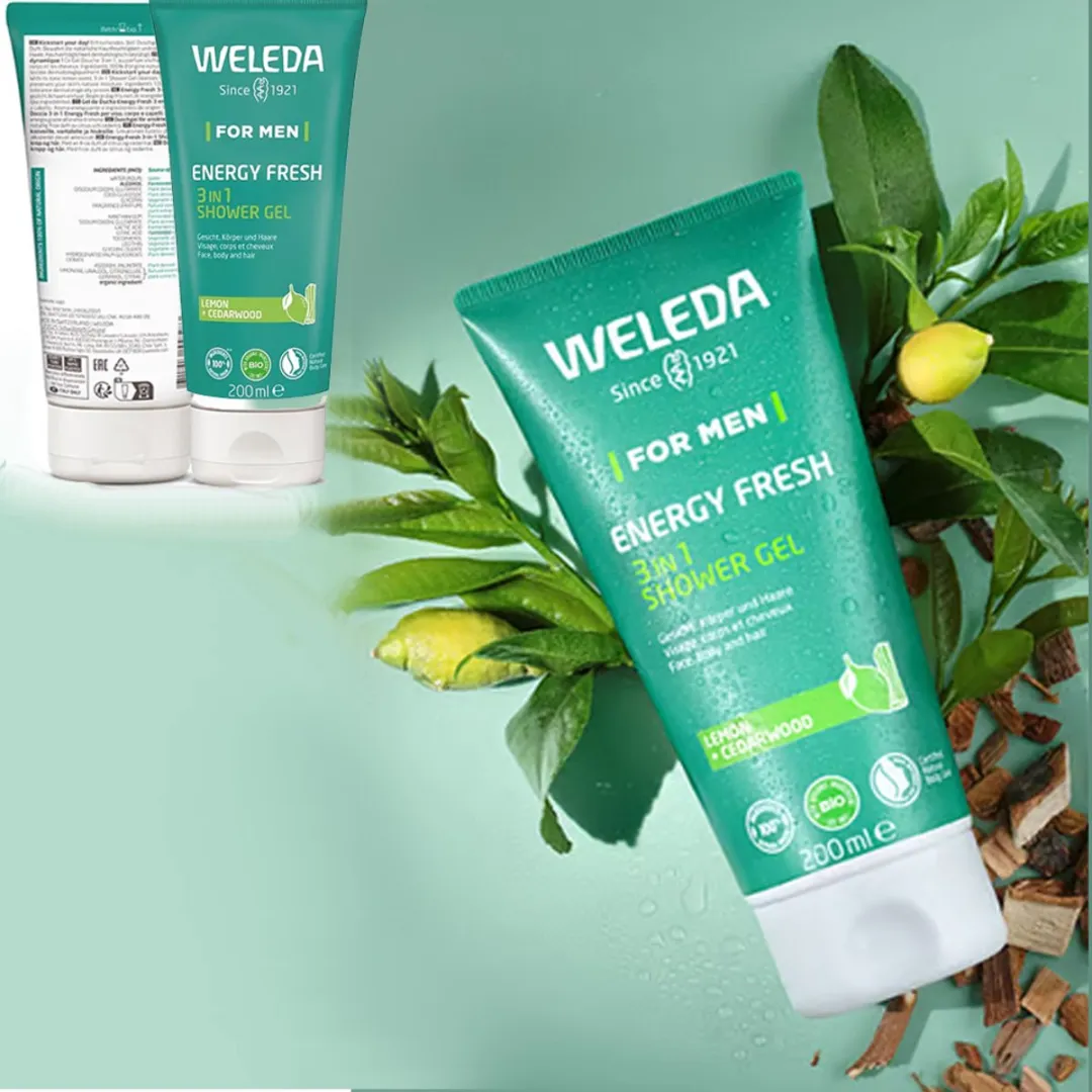 Weleda Men Verzorgingsset - 405ml - 4 Stuks - afbeelding 6 van 6