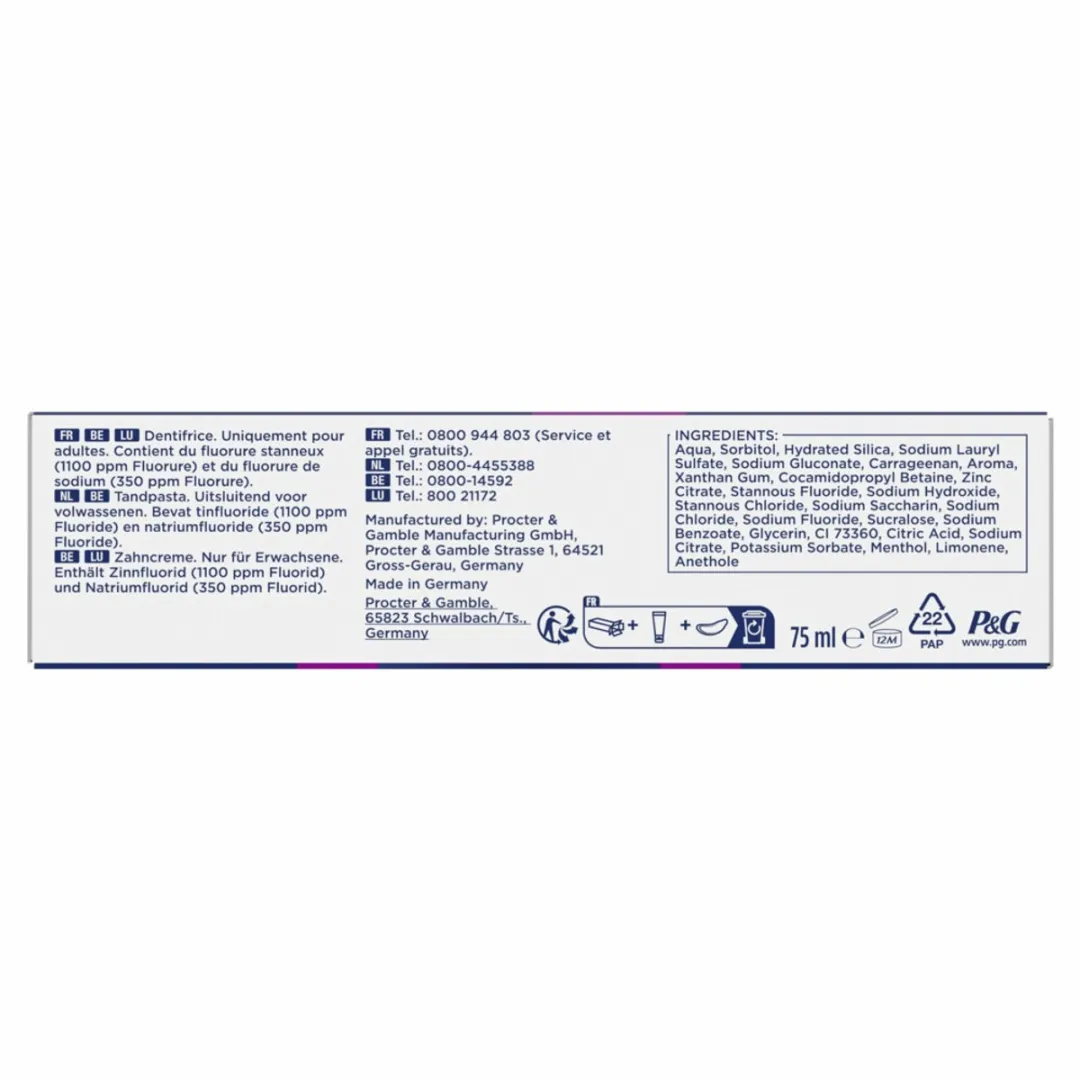 Oral-B Professional Bescherming Gevoelige Tanden Tandpasta 75ml