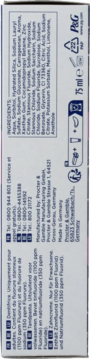 Oral-B Professional Bescherming Gevoelige Tanden Tandpasta 75ml