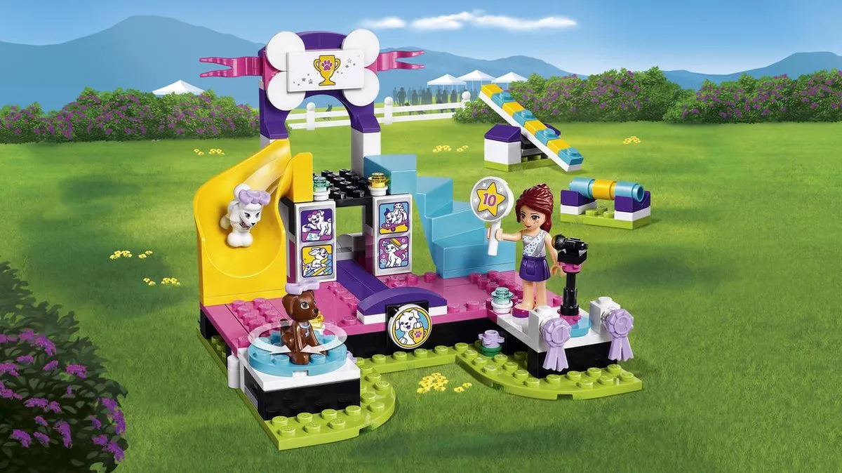 LEGO Friends Puppy Kampioenschap 41300 - 3 Minifiguren
