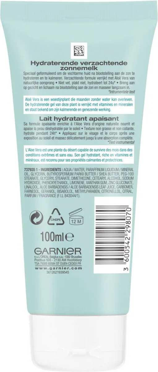 Garnier Ambre Solaire Mini Aftersun 100ml - 6 Stuks