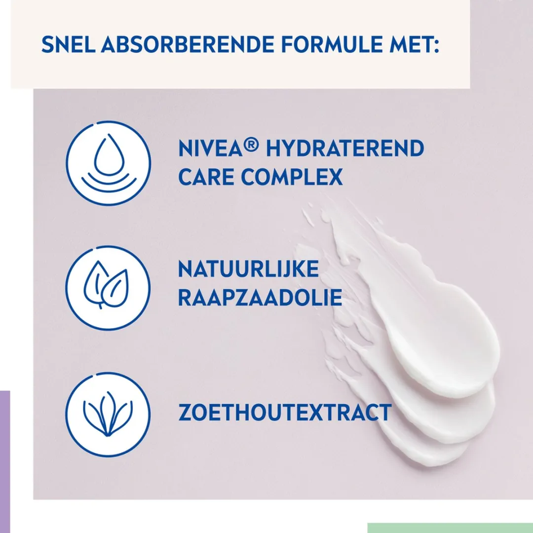 NIVEA Verzachtende Dagcrème SPF 15 3x50ml - Gevoelige huid - afbeelding 6 van 6