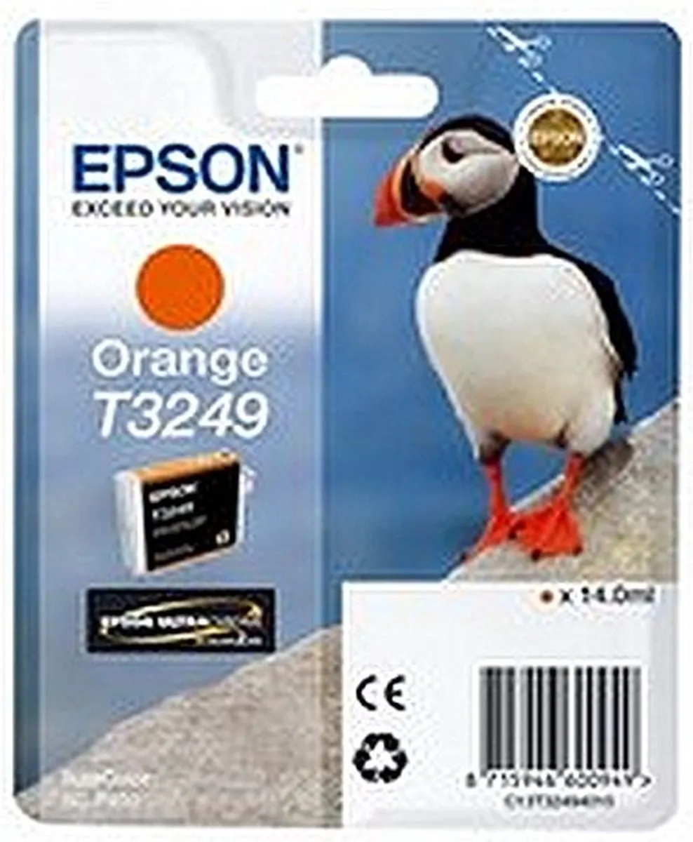 Epson T3249 Inktcartridge - 14ml - Oranje