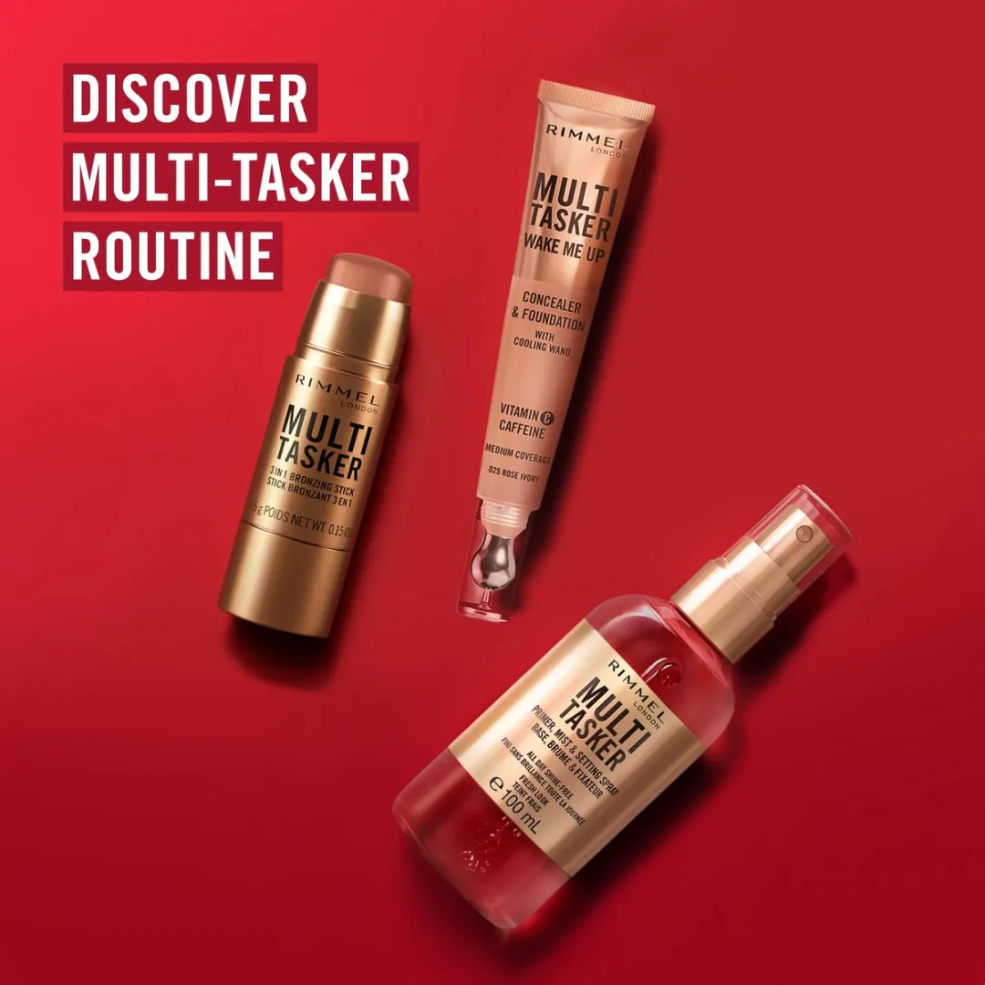 Rimmel London Multi Tasker 3-in-1 Bronzing Stick 002 Medium - 4,5 g