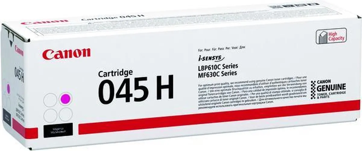 Canon 045H Tonercartridge Magenta - 2200 Pagina's