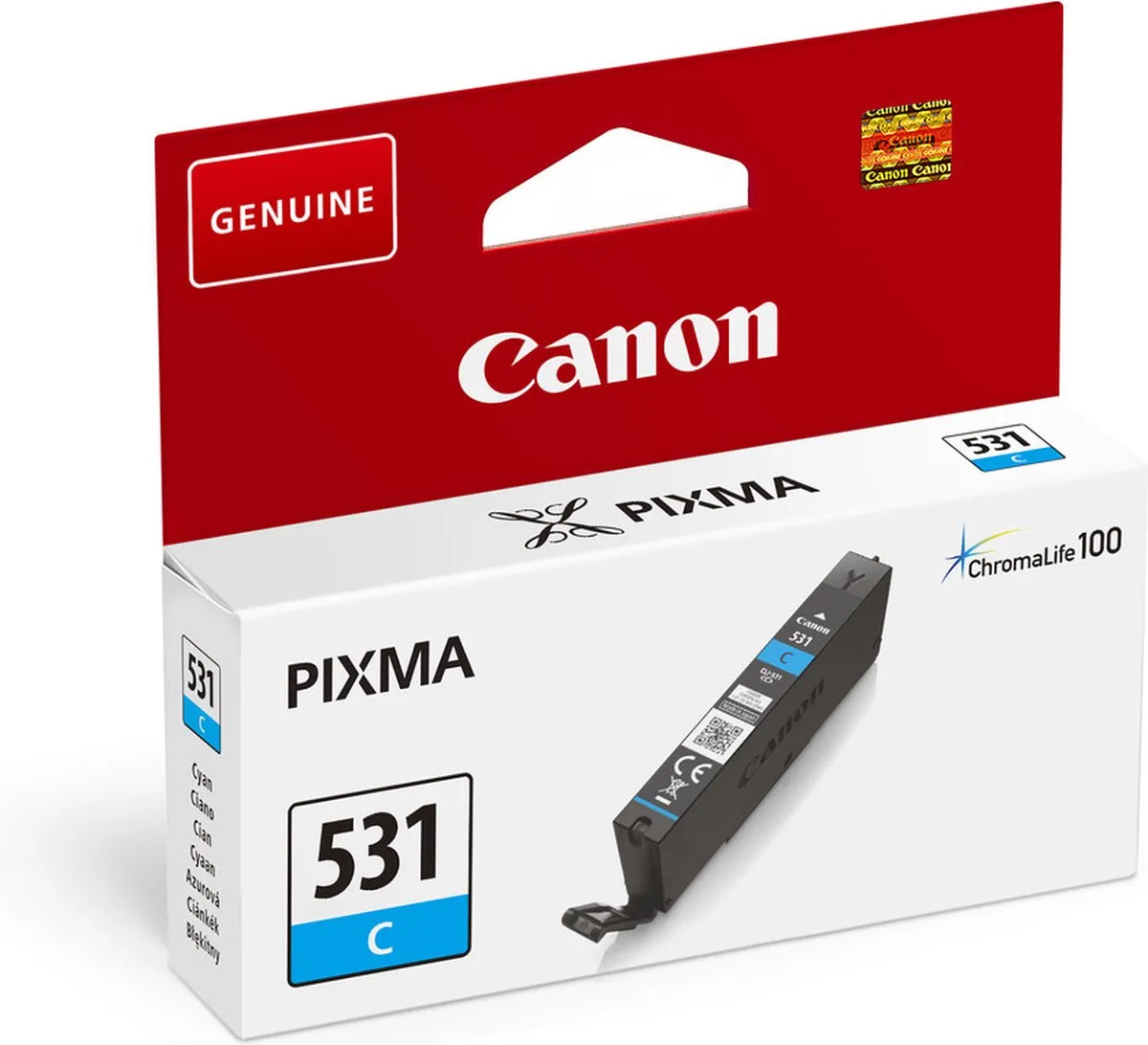 Canon CLI-531 Cyaan Inktcartridge - 515 pagina's