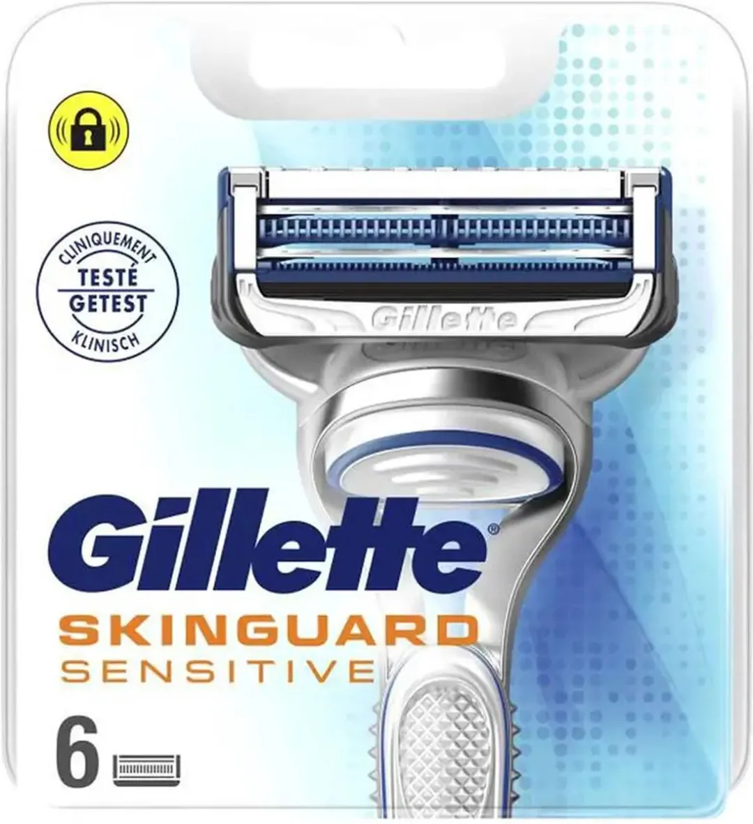 Gillette SkinGuard Sensitive Scheermesjes 6 Stuks