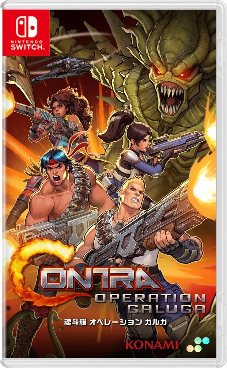 Konami Contra Operation Galuga Nintendo Switch