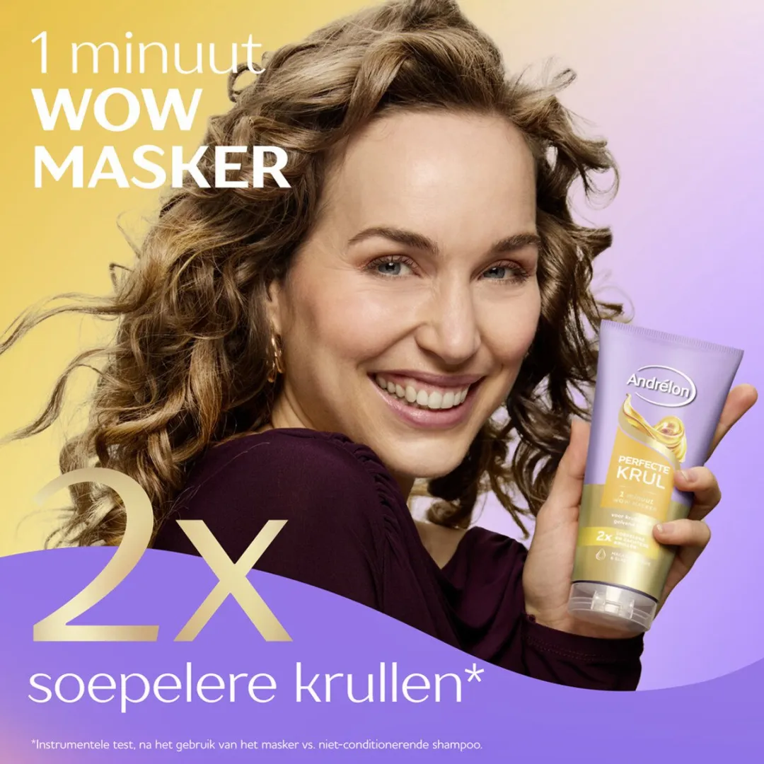 Andrélon WOW Masker Perfecte Krul 180ml