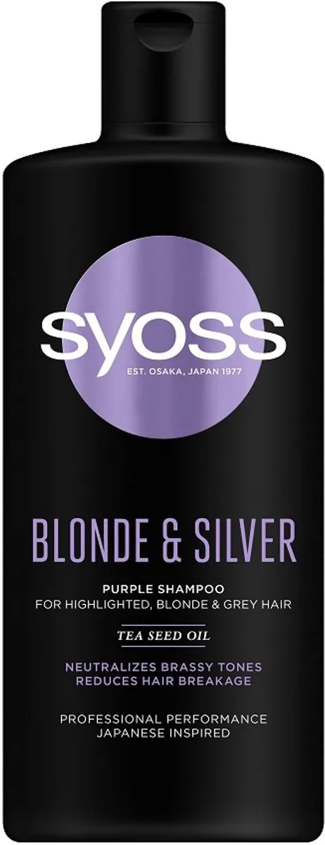 SYOSS Blonde & Silver Purple Shampoo 440ml