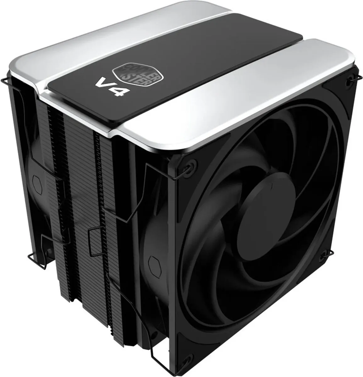 Cooler Master V4 ALPHA BLACK - 2x 12cm Ventilatoren