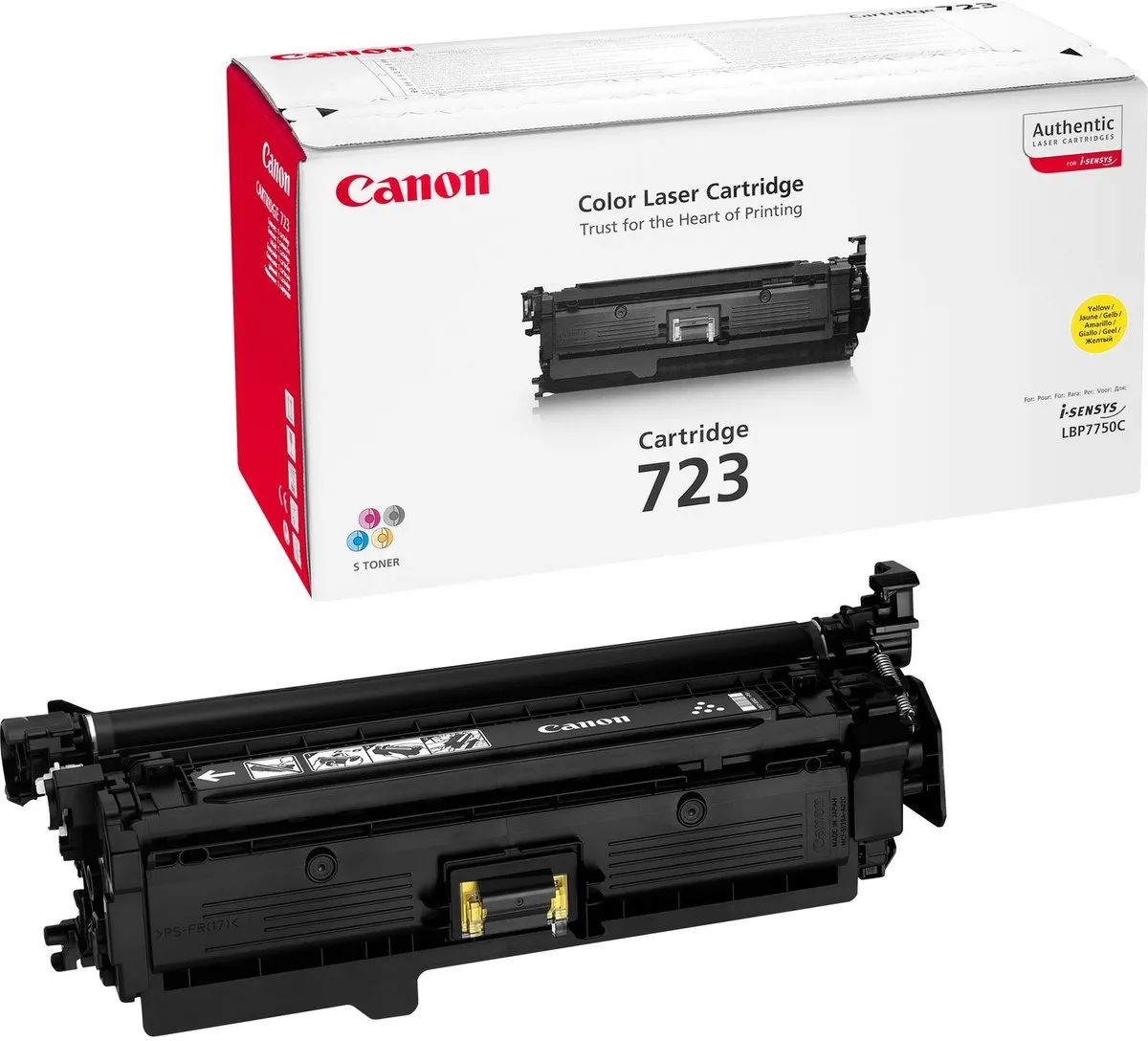 Canon 723 Geel Tonercartridge 50072520 - 8500 Pagina's