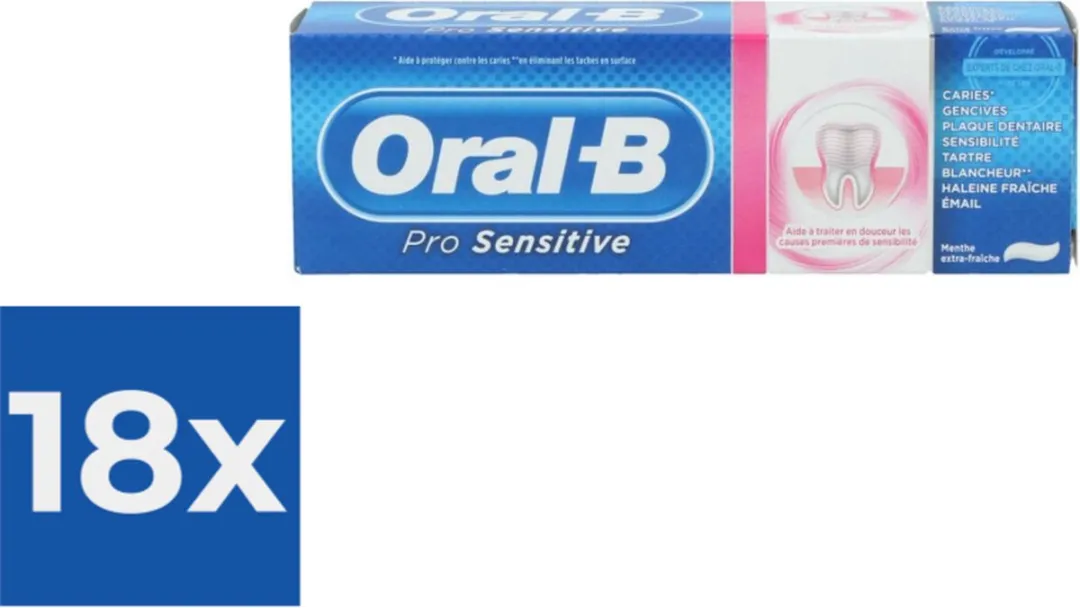 Oral-B Pro-Sensitive Tandpasta - 18x75ml