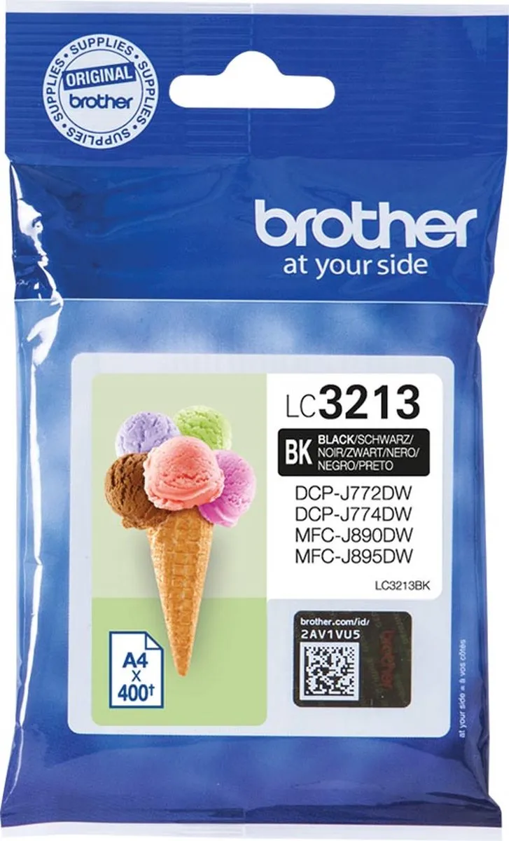 Brother LC-3211BK Inktcartridge - 200 pagina's - Zwart