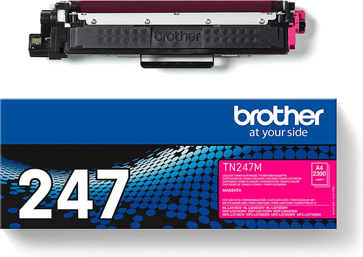 Brother TN-247M Tonercartridge Magenta - 9900 pagina's