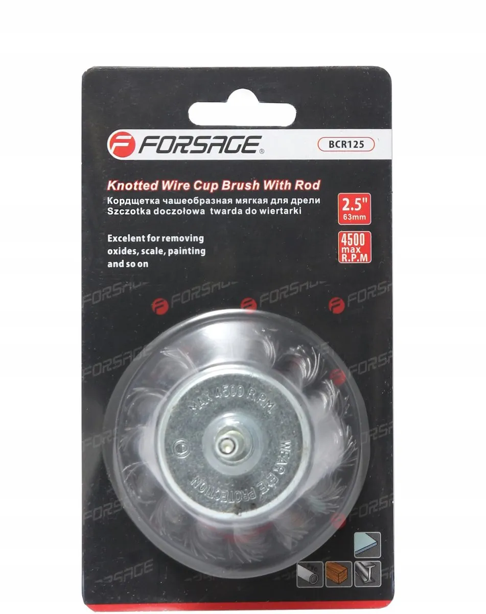 Forsage F-BCR103 Staalborstel 76mm - Endborstel