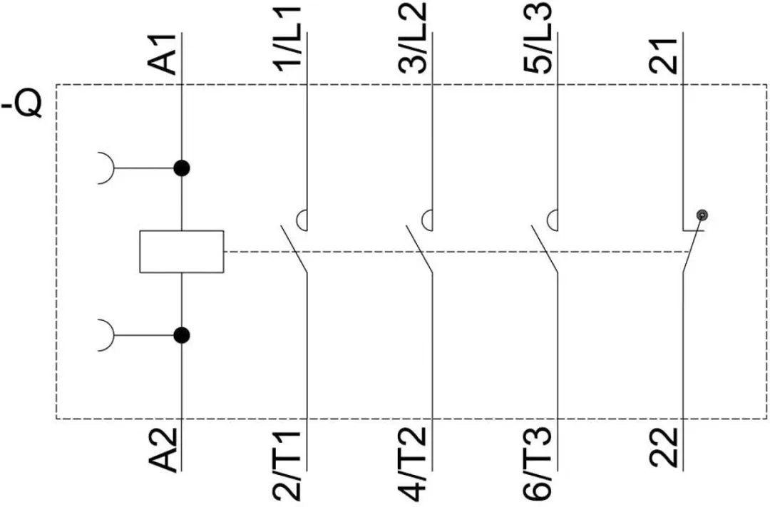 Siemens 3RT2016-2AP02 Vermogensbeveiliging 3x NO