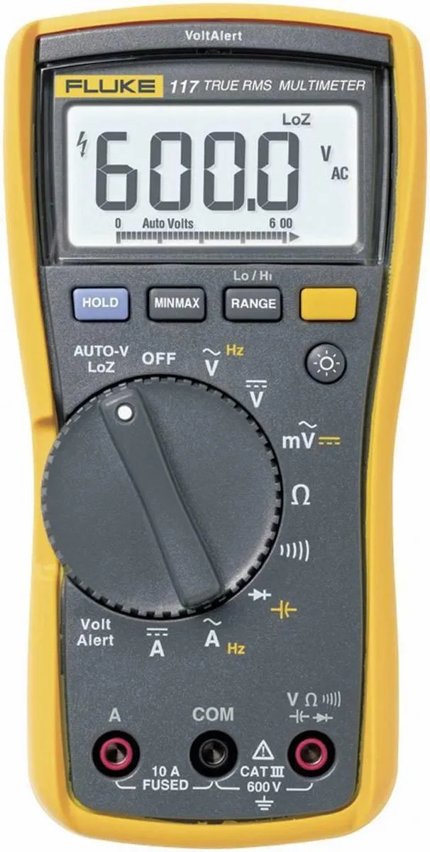 Fluke 117/323 Multimeter CAT III 600V - 6000 Counts
