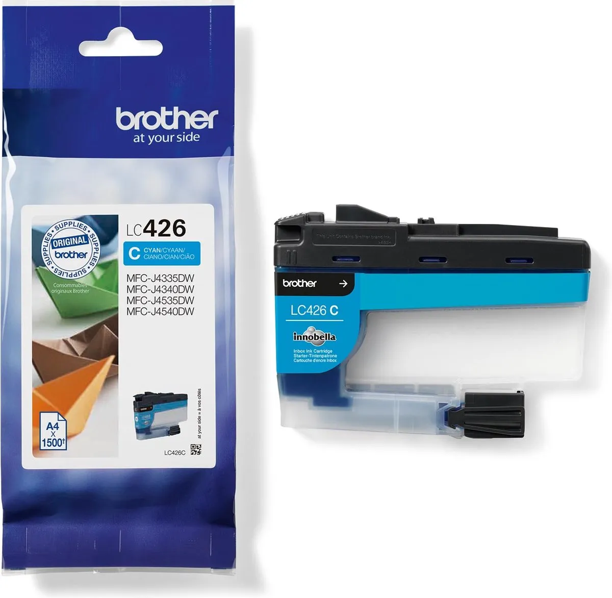 Brother LC426C Inktcartridge - Blauw - 1500 pagina's