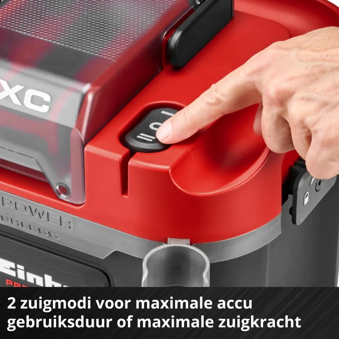 Einhell Accu Nat-/Droogzuiger TP-VC 18/10 Li BL Solo 18V - 10L