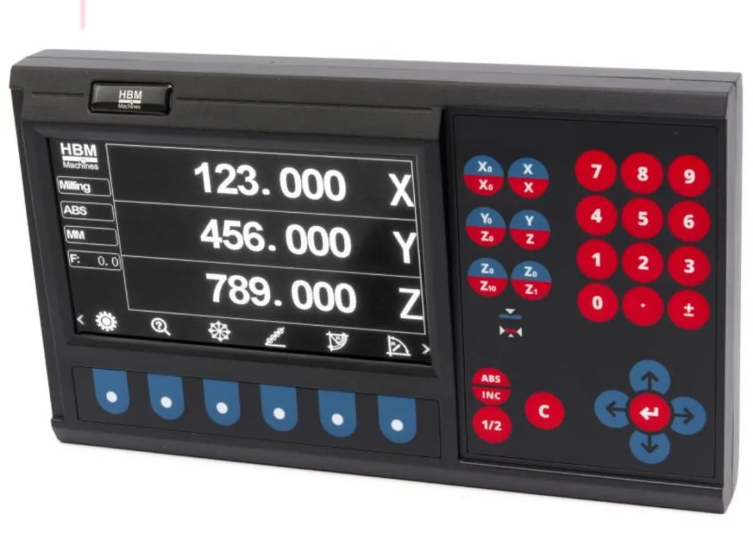 HBM H132935 LCD DRO 7 Inch - Draaibank