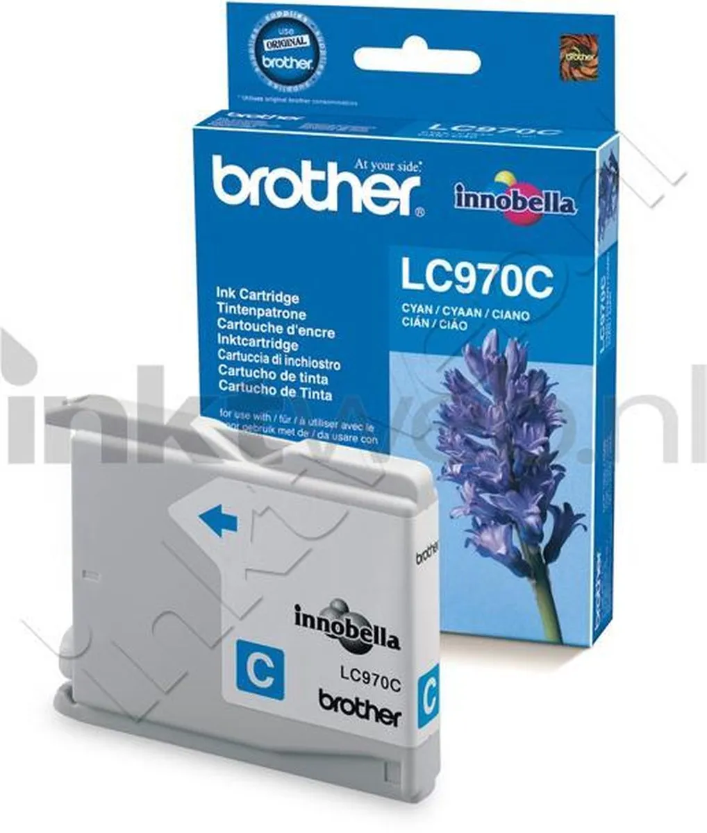 Brother LC-970C Cyaan Inktcartridge - 300 Pagina's