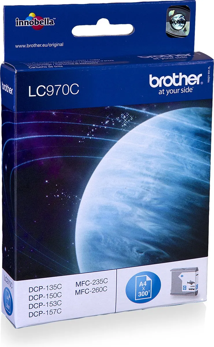 Brother LC-970C Cyaan Inktcartridge