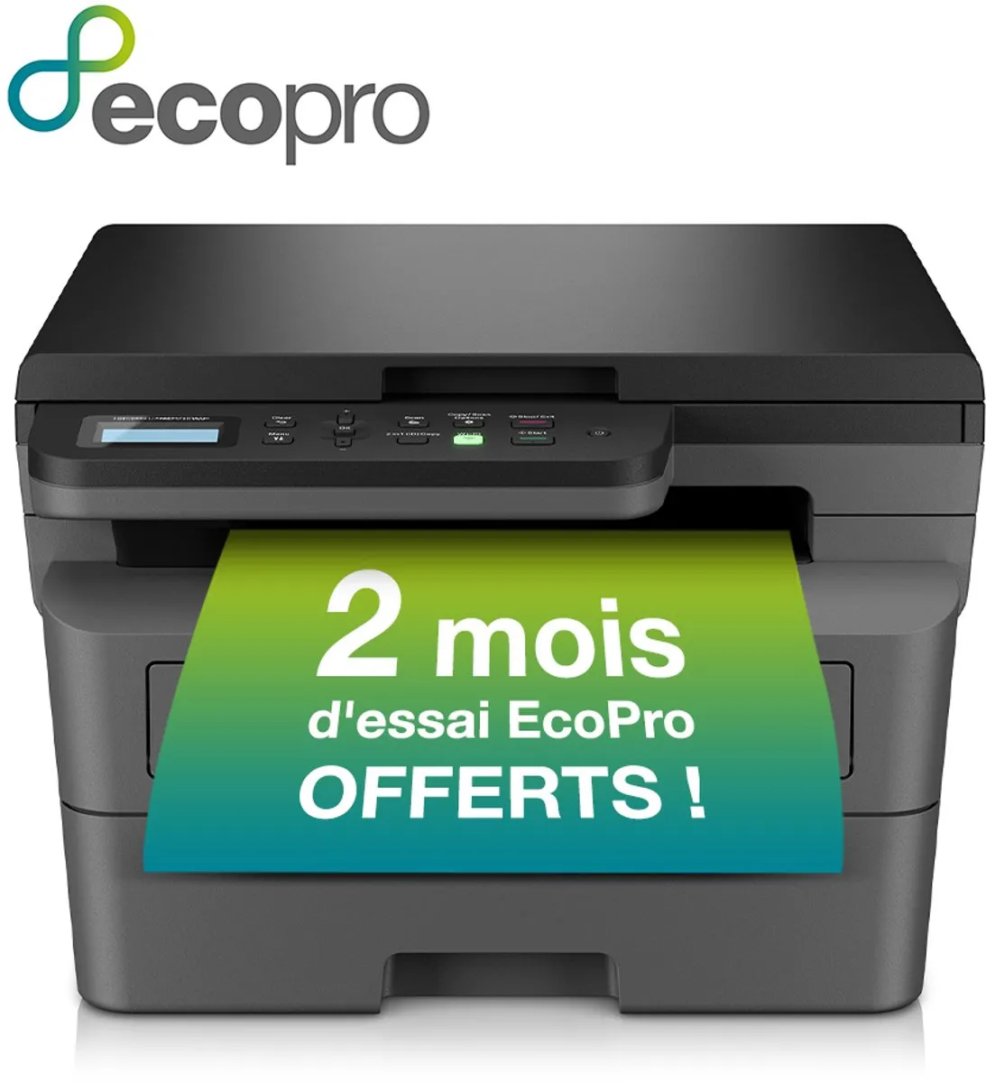 Brother DCP-L2620DW Laserprinter - Zwart