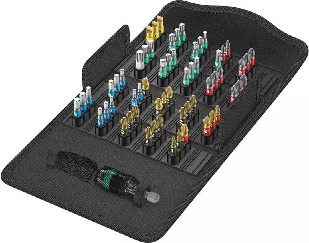 Wera 05057441001 Bit-Safe 61 BiTorsion Bitverzameling - Metaal