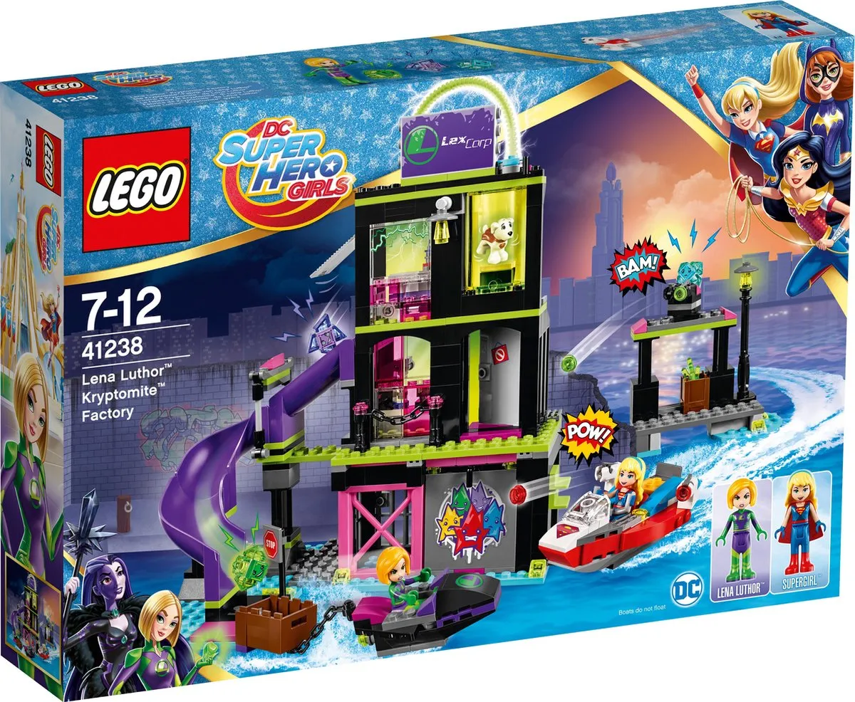 LEGO DC Super Hero Girls Lena Luthor Kryptomite-fabriek 41238