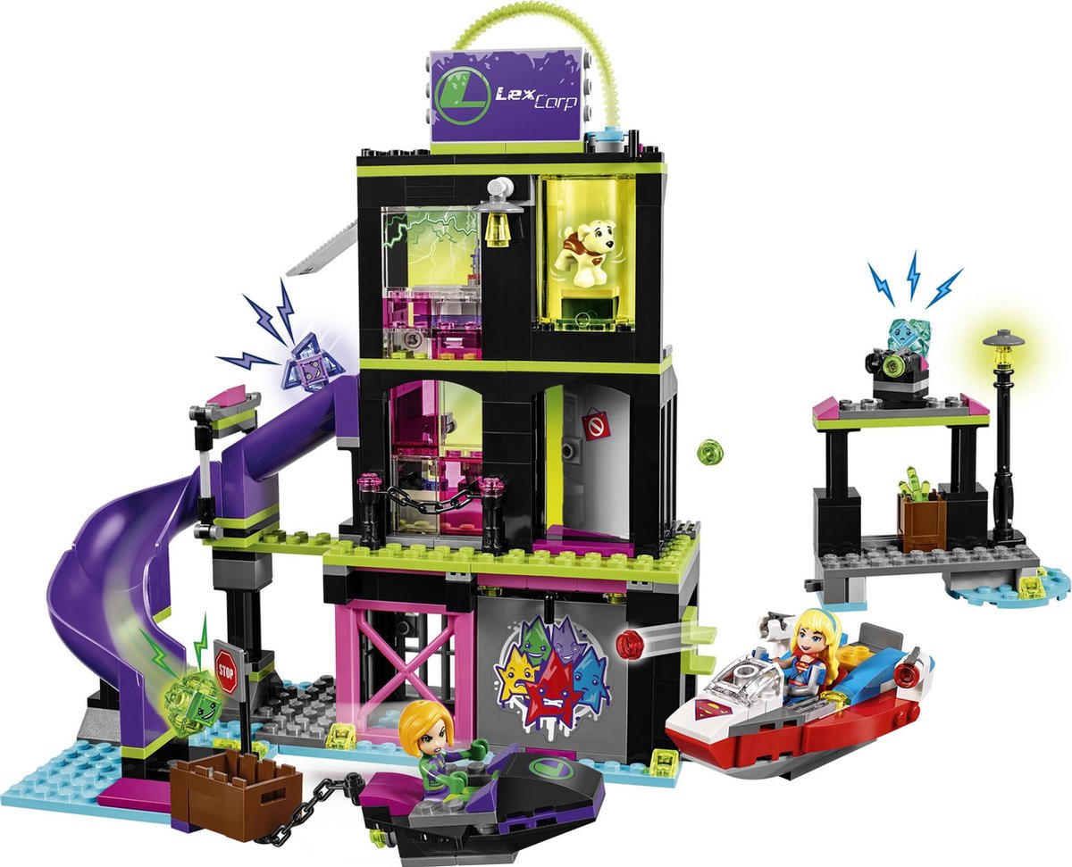 LEGO DC Super Hero Girls Lena Luthor Kryptomite-fabriek - 41238