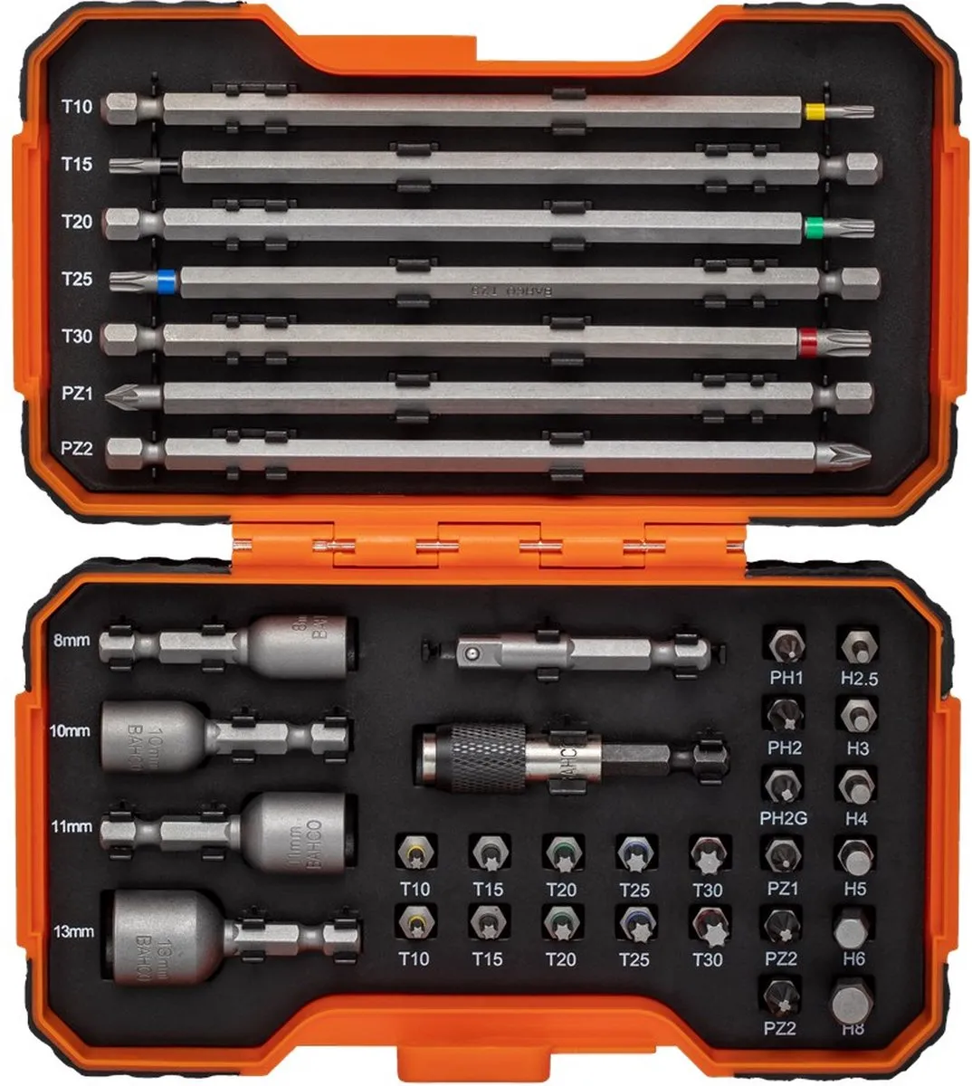 Bahco 59/S35BC Bitset 35-delig - met moerdrivers