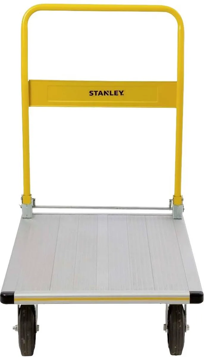Stanley Aluminium Plateauwagen 250kg - Geel