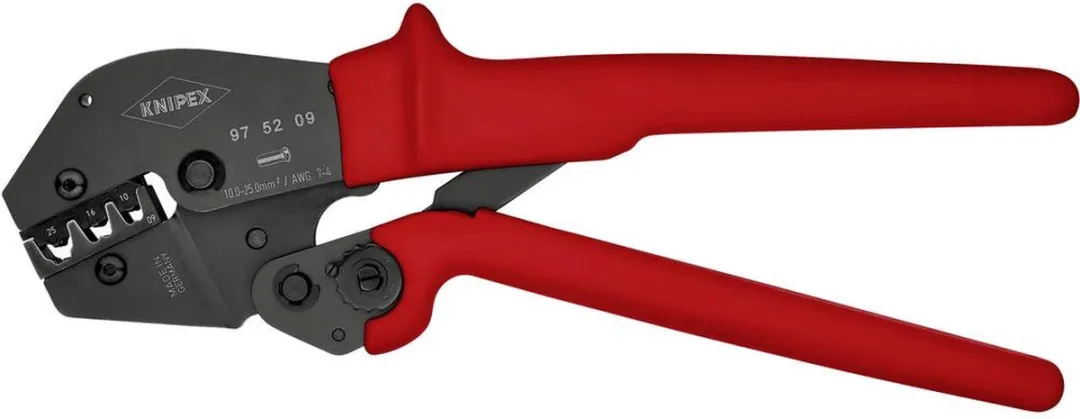 Knipex 97 52 09 Krimptang Adereindhulzen 10-25mm²