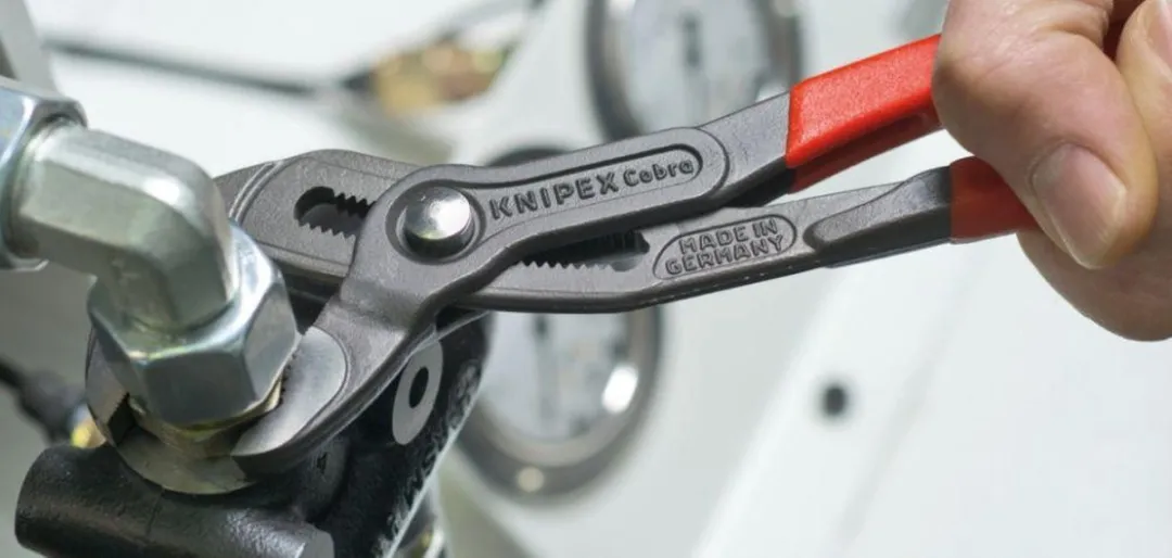 Knipex 8801 Waterpomptang 300mm - Rood/Zwart