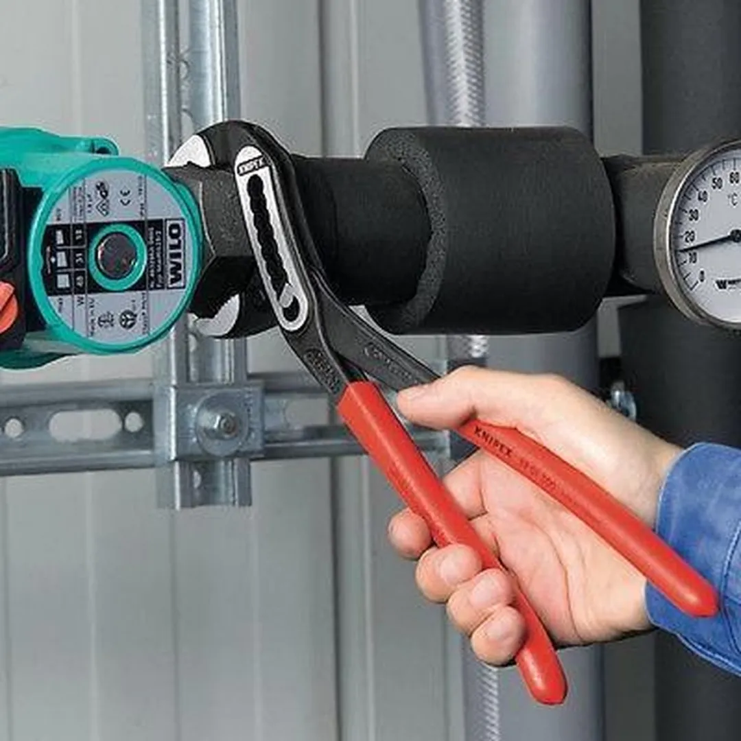 Knipex 8801 Waterpomptang 300mm - Rood/Zwart