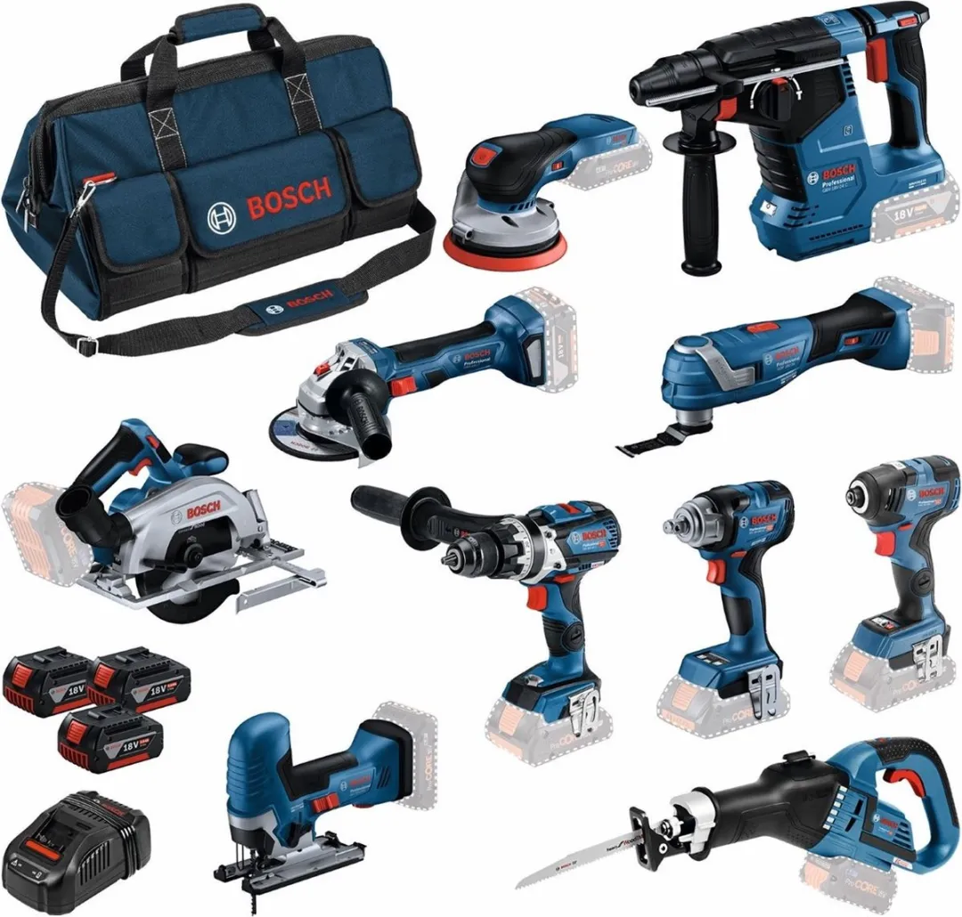 Bosch Professional 18V Toolkit 10-delig