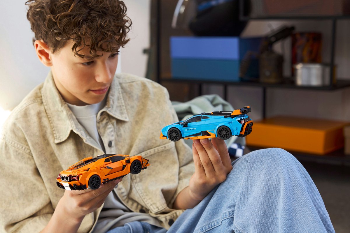 LEGO® Speed Champions Lamborghini Revuelto en Huracán STO - 77238
