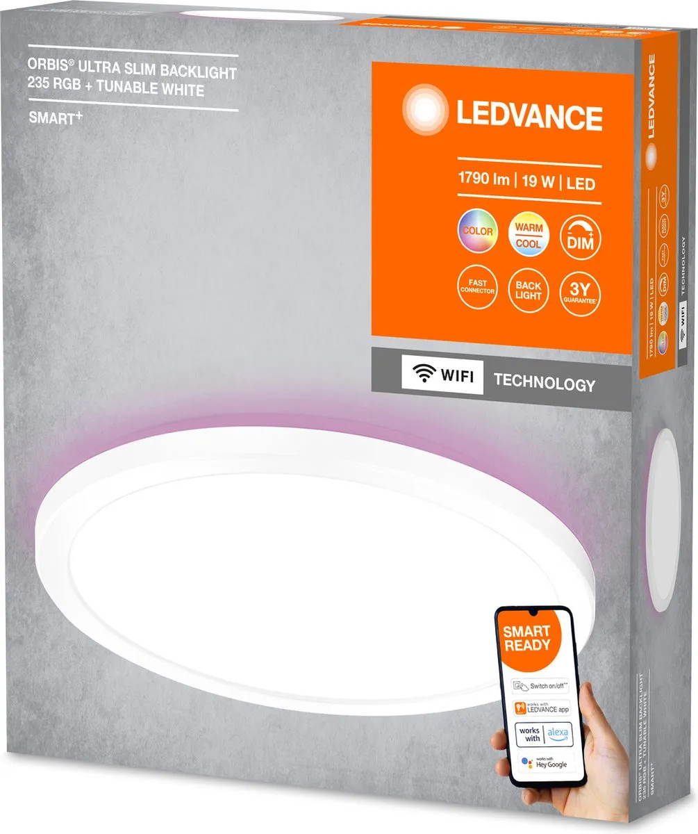 LEDVANCE SMART+ WiFi Paneellamp 19W RGB