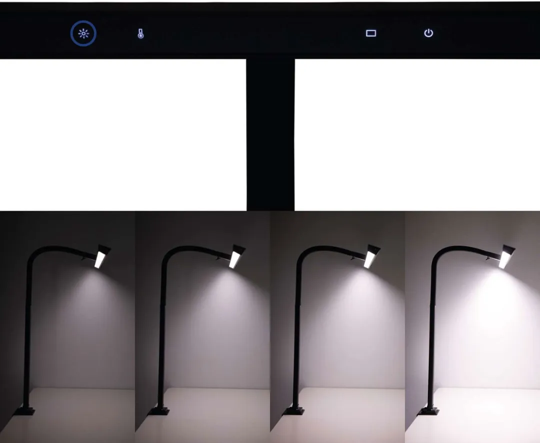 MAUL MAULgate LED Monitorlamp 14W - 3000-6500K - Zwart